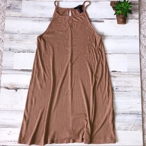 Forever 21 Loose Fitted Tan Dress